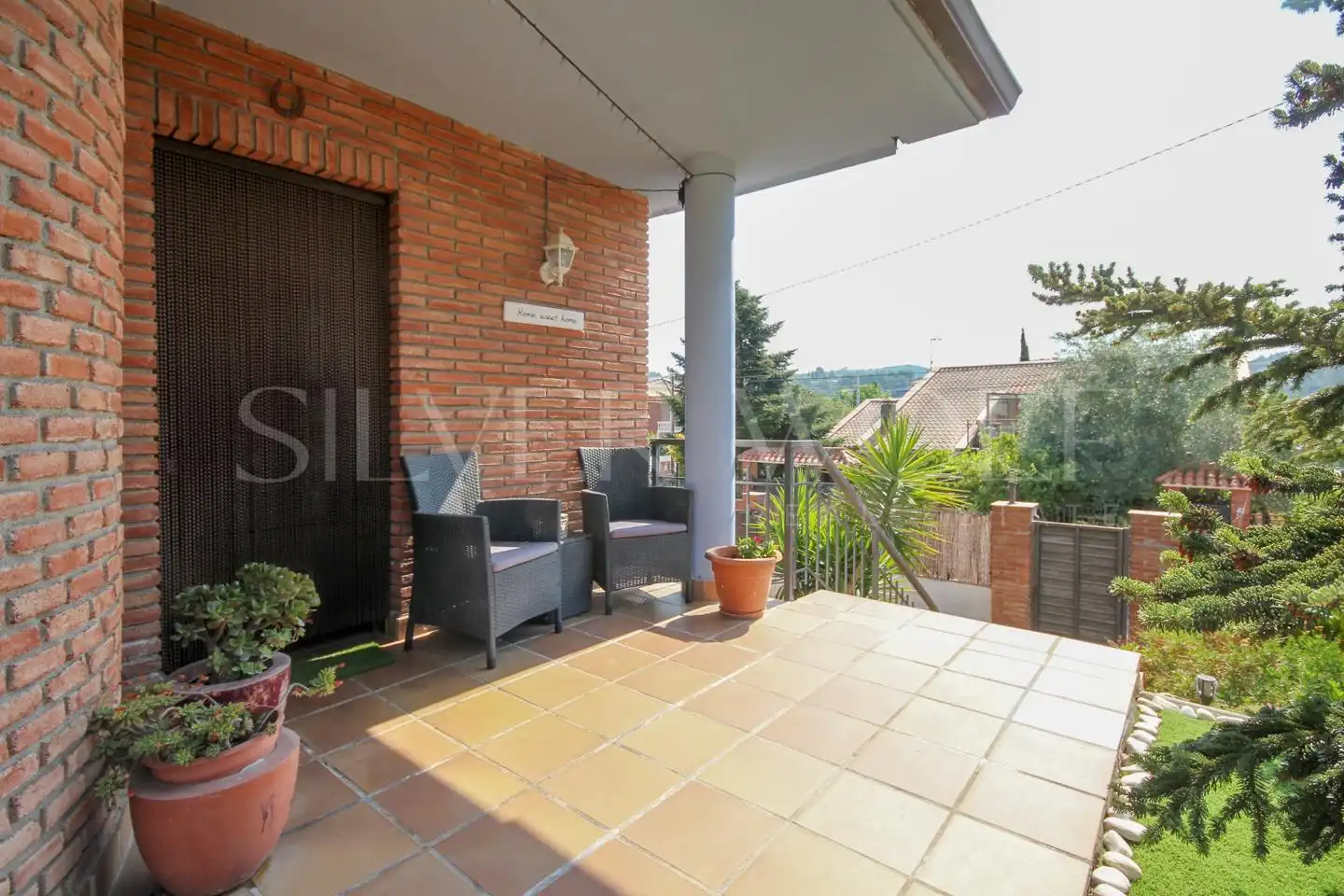 Terrassa de Casa adosada en venda en Sant Quirze del Vallès amb Calefacció, Jardí privat i Parquet