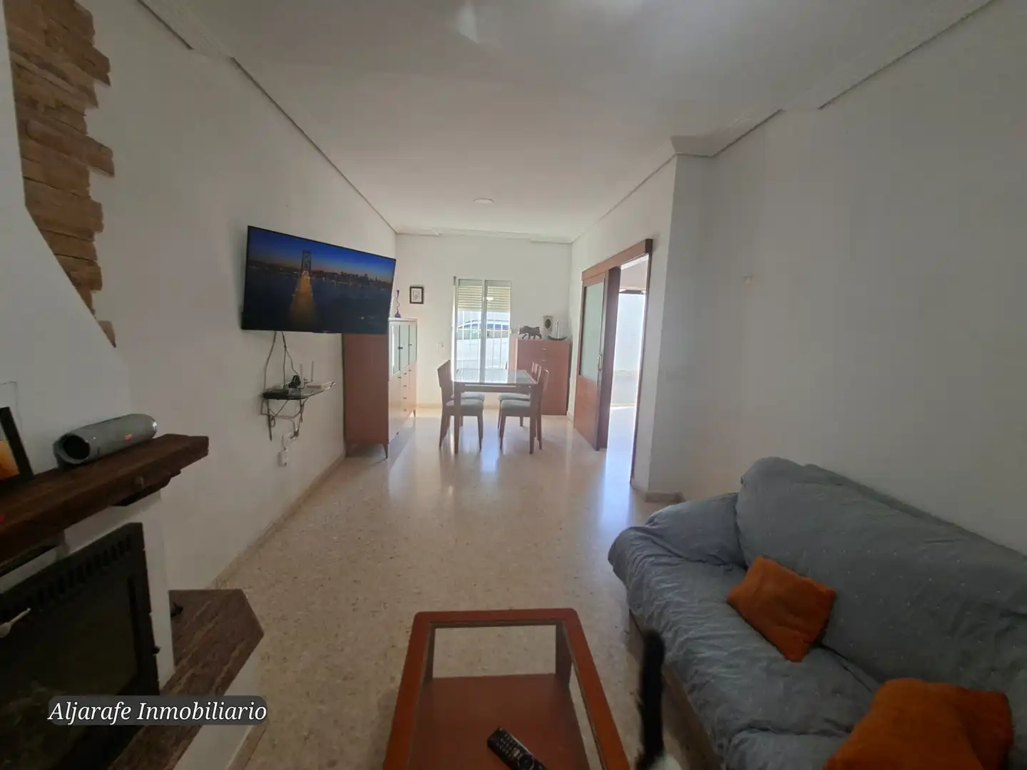 Living room of Detached homes for sale in Guillena  with Air Conditioner, Heating and Terrace
