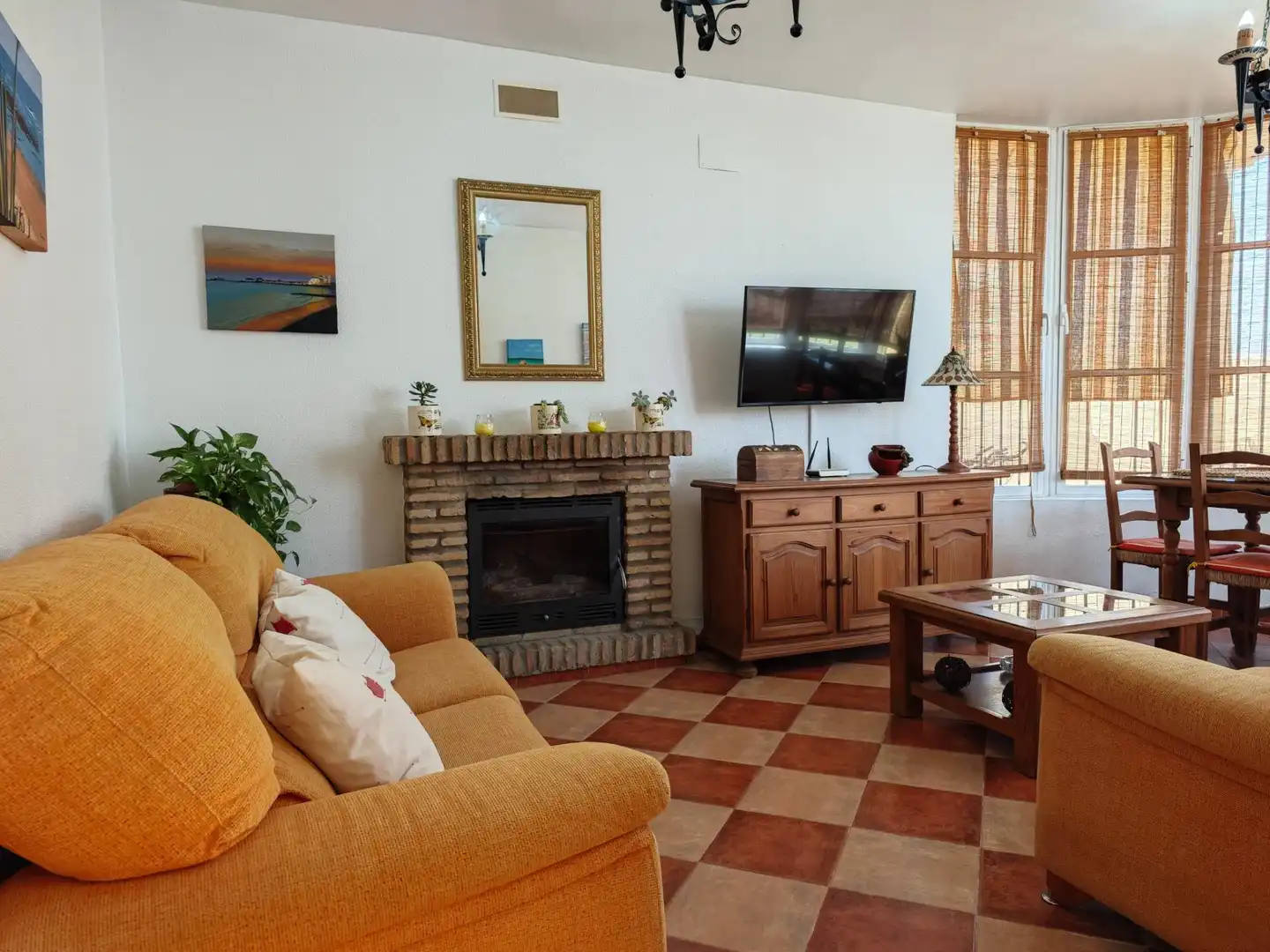 Living room of Houses for sale in Chiclana de la Frontera  with Heating, Private garden and Storage room