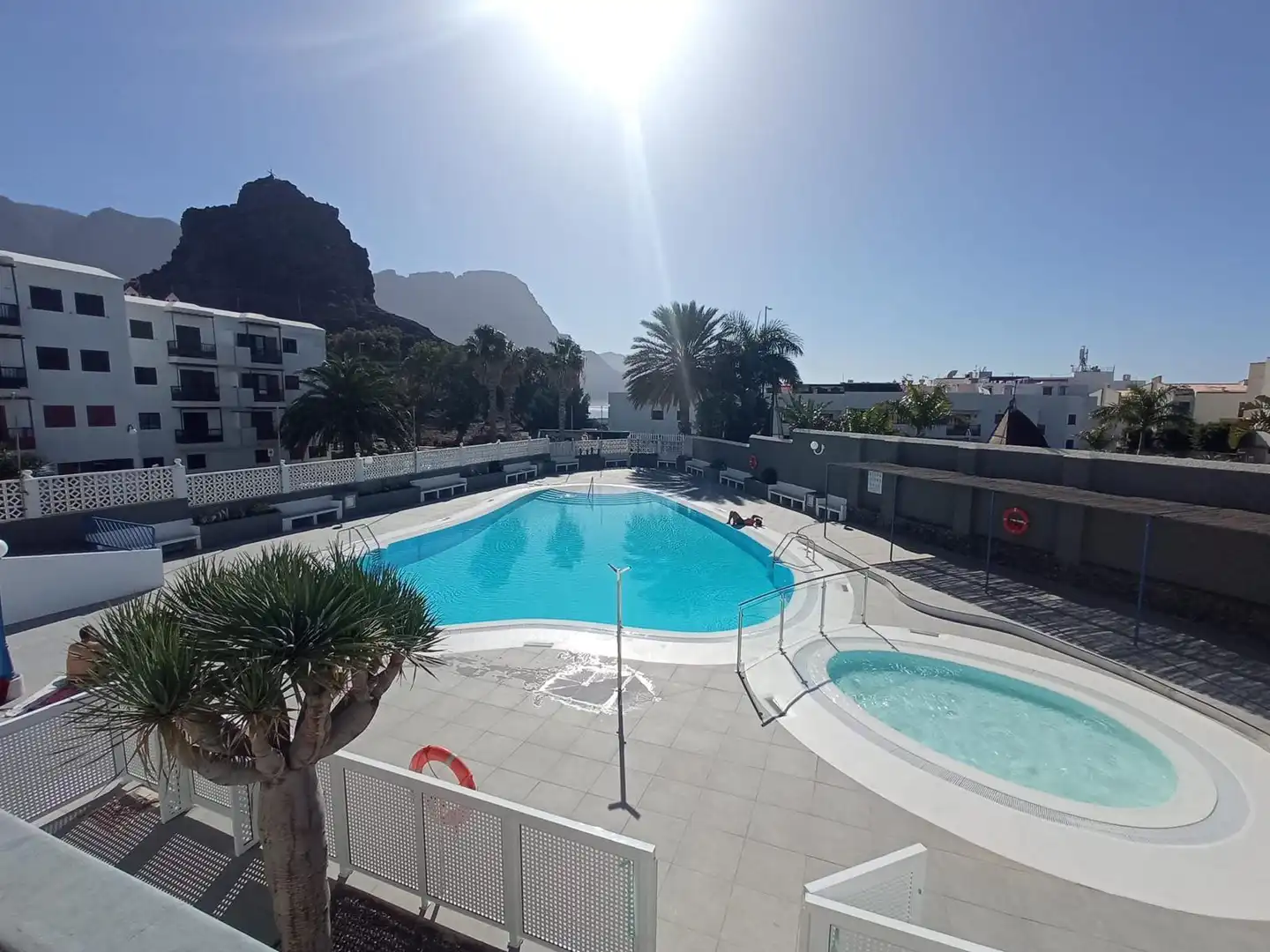 Piscina de Casa adosada en venda en Agaete amb Jardí privat i Terrassa