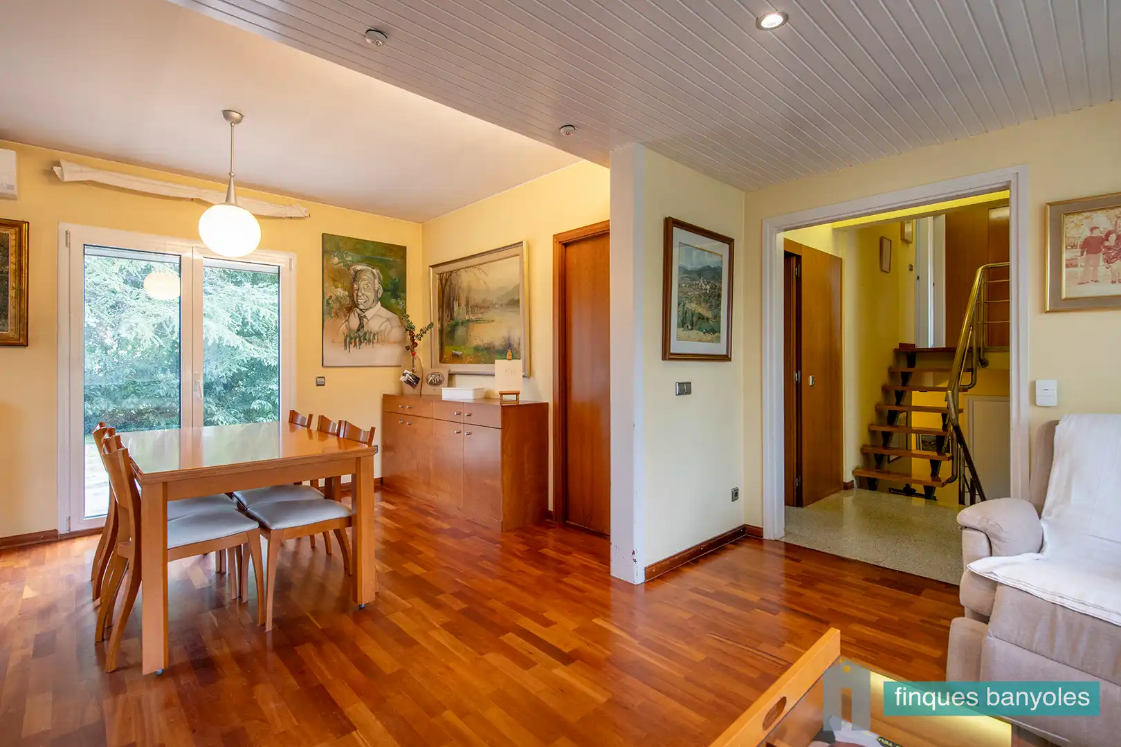 Dining room of Houses for sale in Banyoles  with Air Conditioner, Heating and Private garden