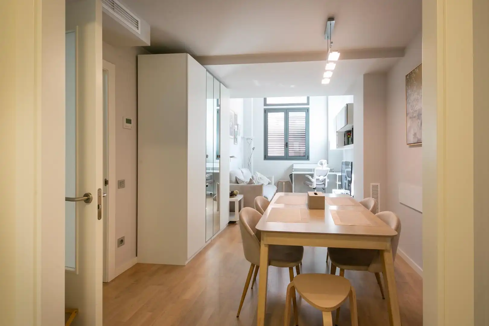 Kitchen of Duplexes for sale in Barcelona  with Parquet flooring, Furnished and Community pool