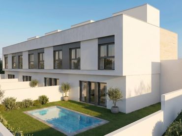 Maison jumelée avec piscine à vendre à Mazarrón Casco Urbano