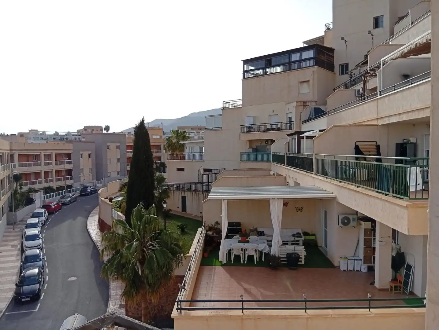 Terrace of Apartments for sale in Roquetas de Mar  with Community pool