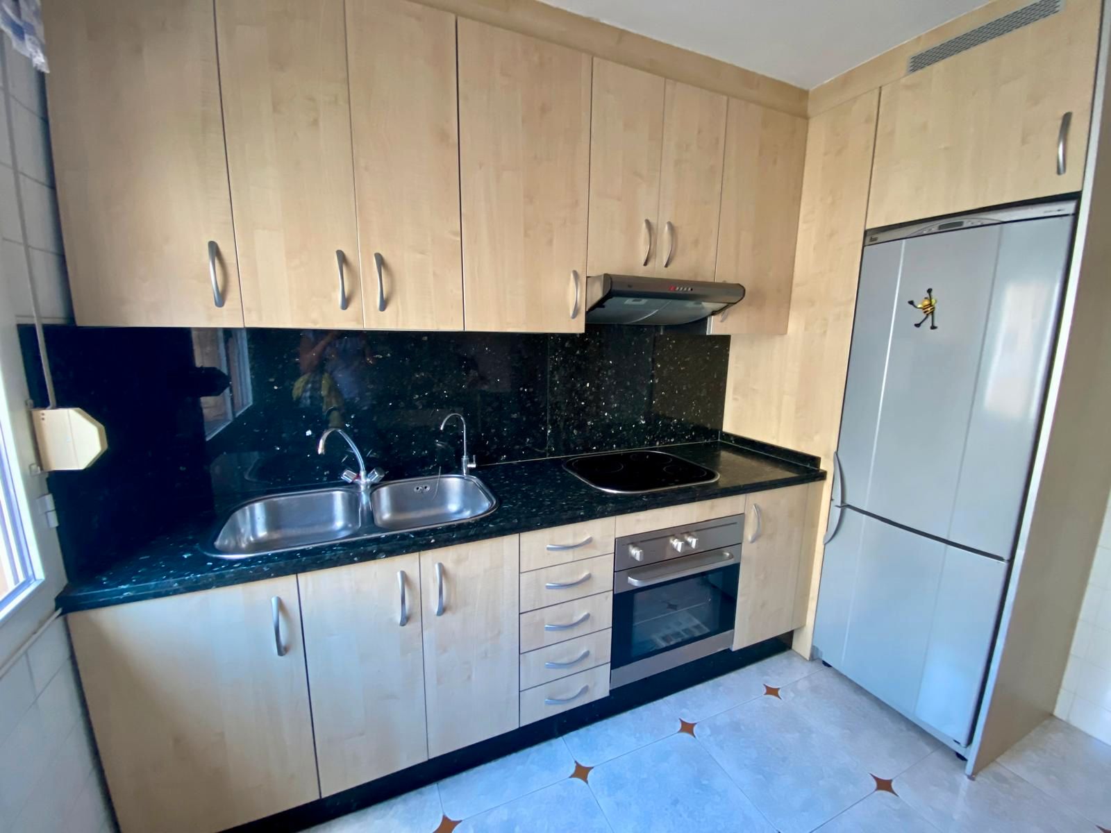 Kitchen of Flat for sale in Gijón   with Heating, Furnished and Oven