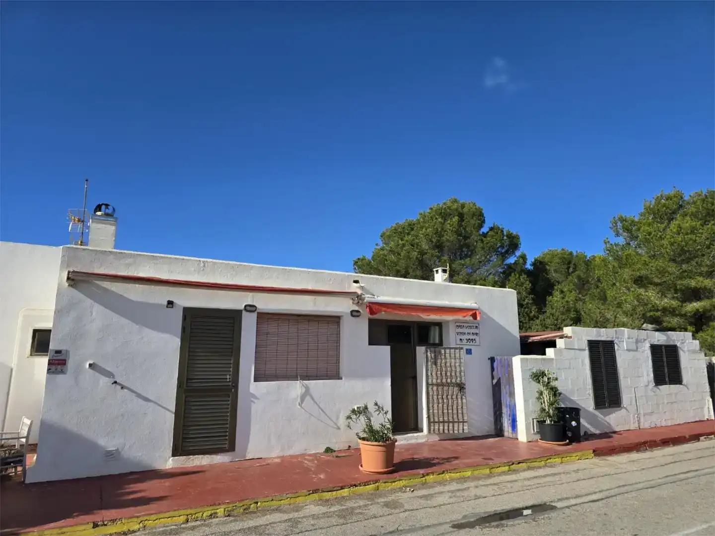 Vista exterior de Casa adosada en venta en Formentera con Jardín privado