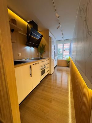 Kitchen of Flat for sale in  Granada Capital  with Furnished