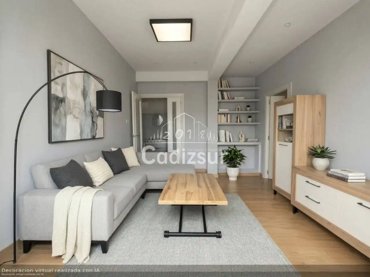 Living room of Flat for sale in San Fernando  with Air Conditioner, Parquet flooring and Terrace