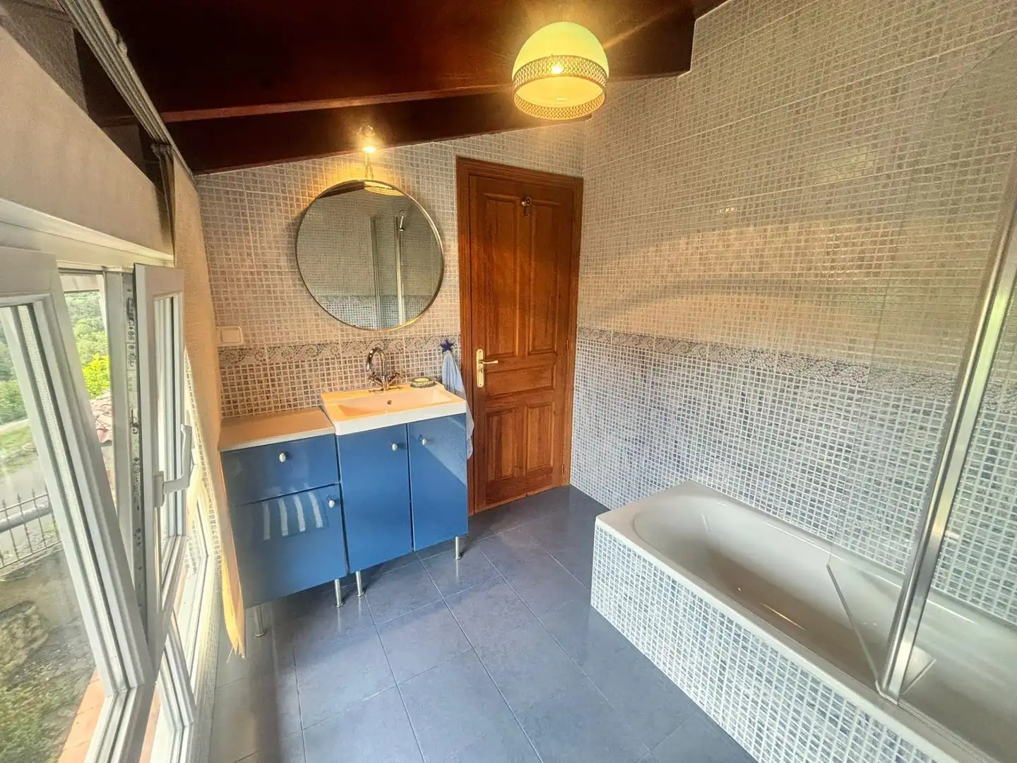 Bathroom of Houses for sale in Langreo  with Heating, Private garden and Terrace