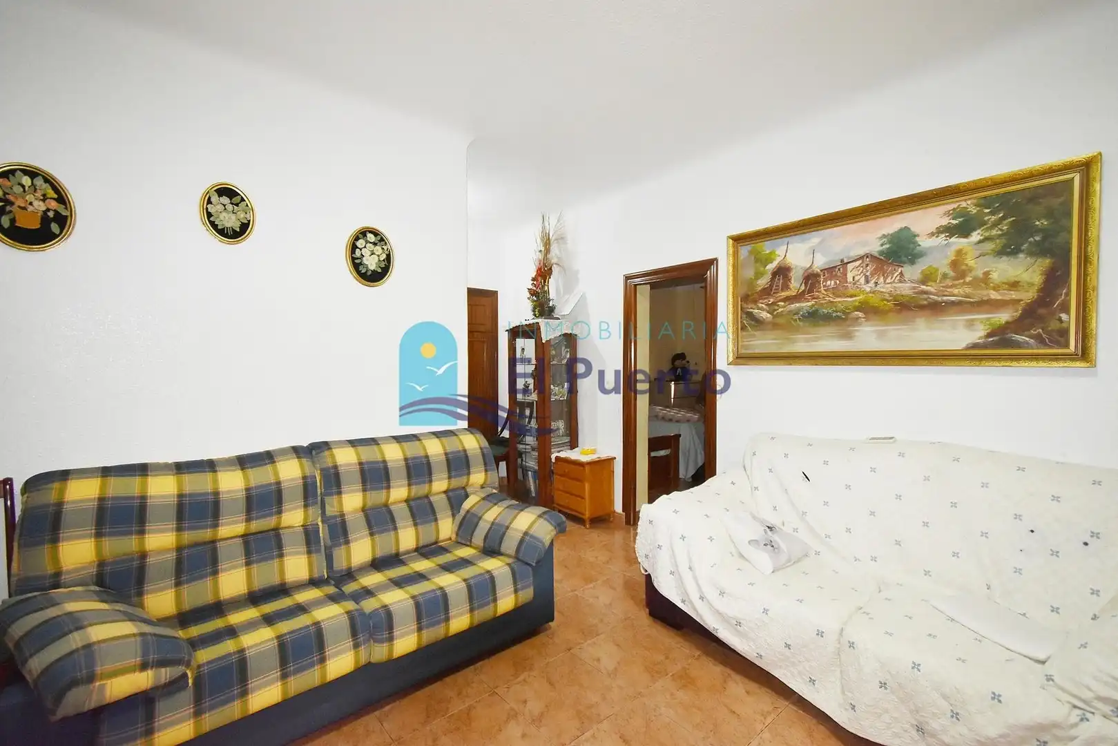 Sala de estar de Piso en venta en Mazarrón con Terraza