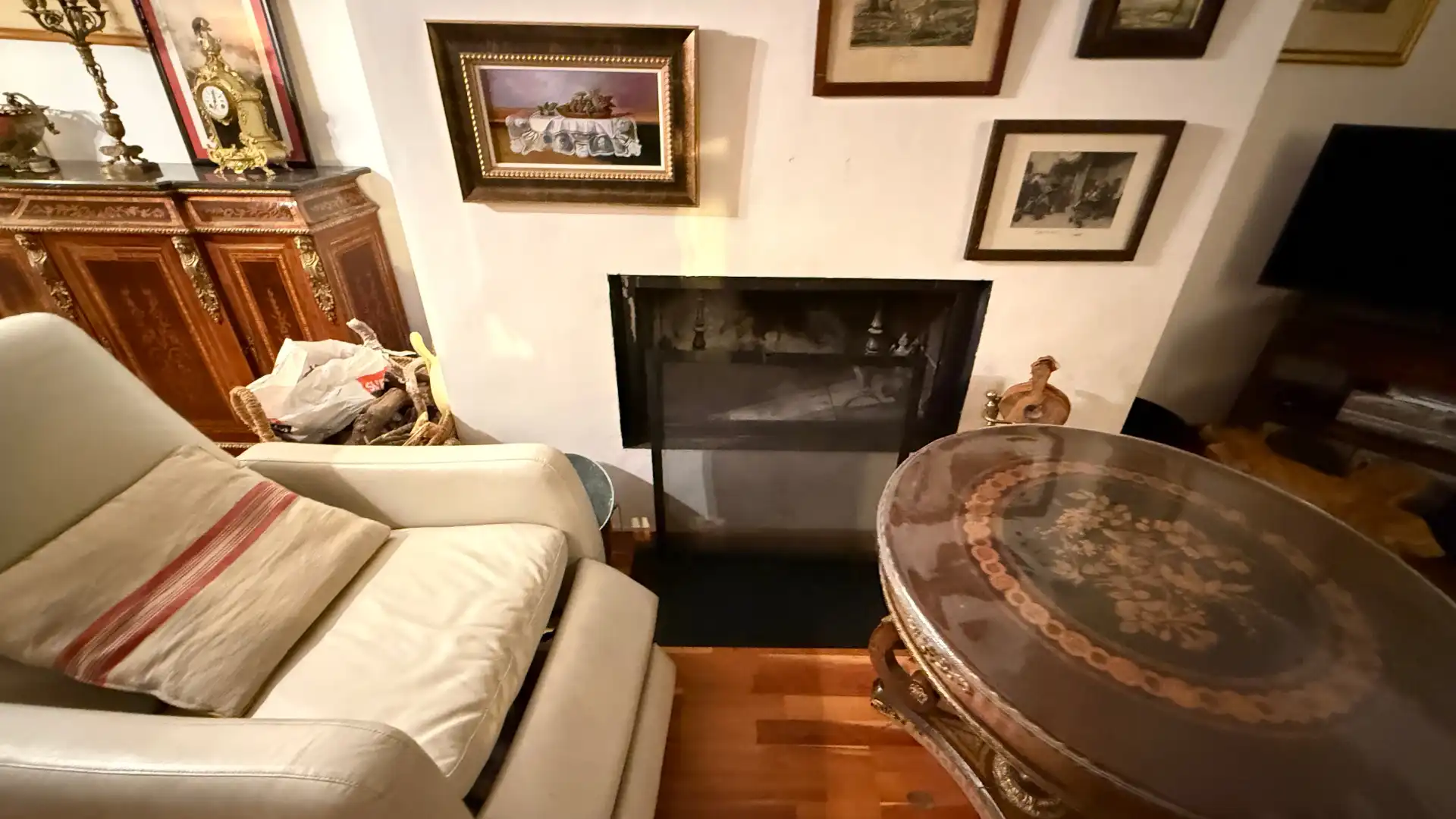 Sala de estar de Piso en venta en Chinchilla de Monte-Aragón con Calefacción, Parquet y Lavadora