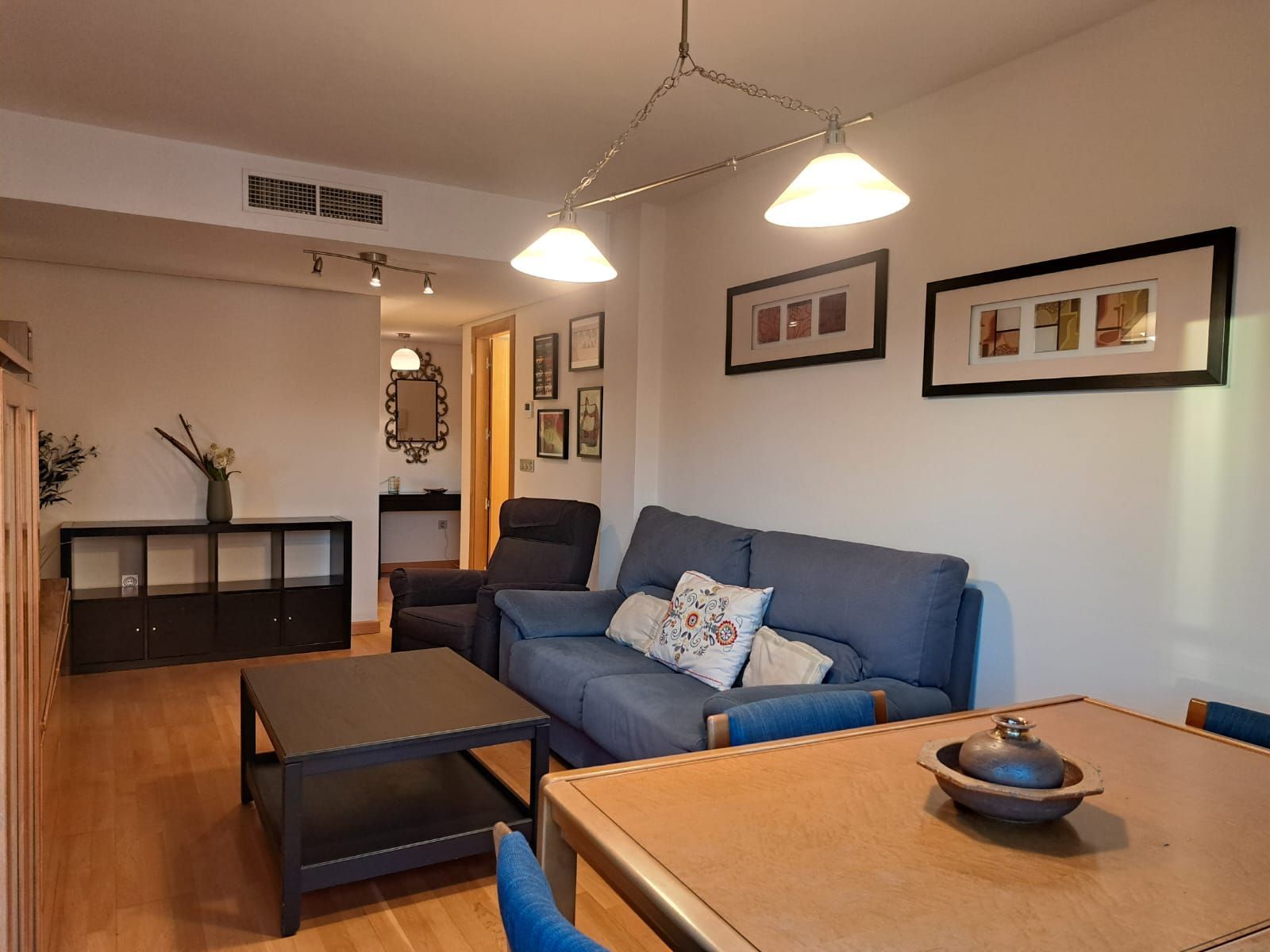 Living room of Apartments for rent in  Murcia Capital  with Air Conditioner, Terrace and Furnished