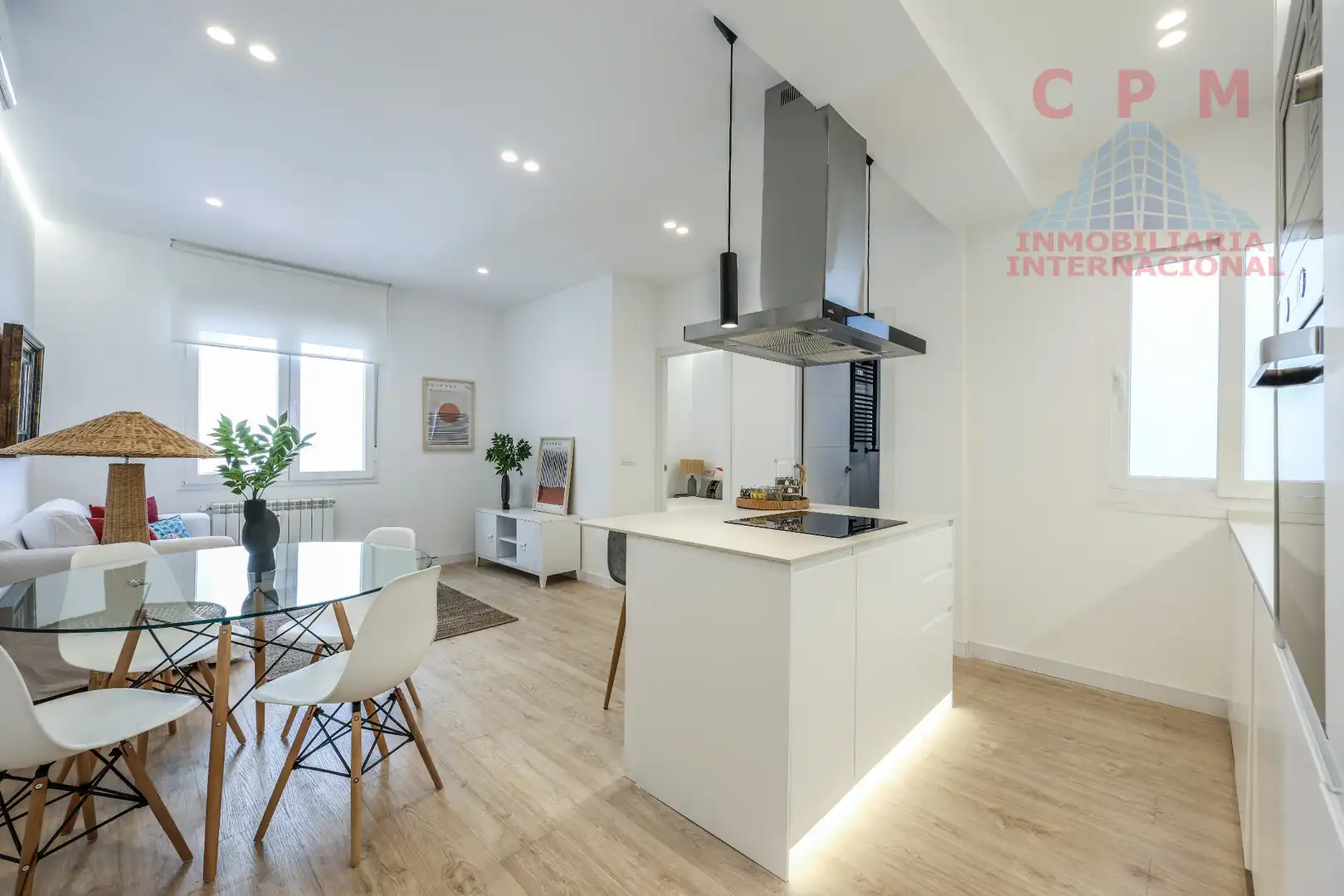 Küche von Wohnung zur Miete in Madrid mit Klimaanlage, Heizung und Parkett