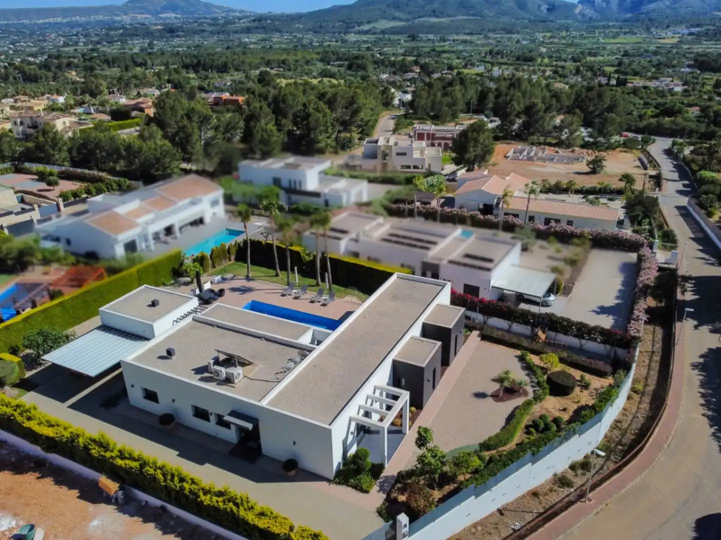 Vista exterior de Casa o xalet en venda en Jávea / Xàbia amb Aire condicionat, Calefacció i Jardí privat