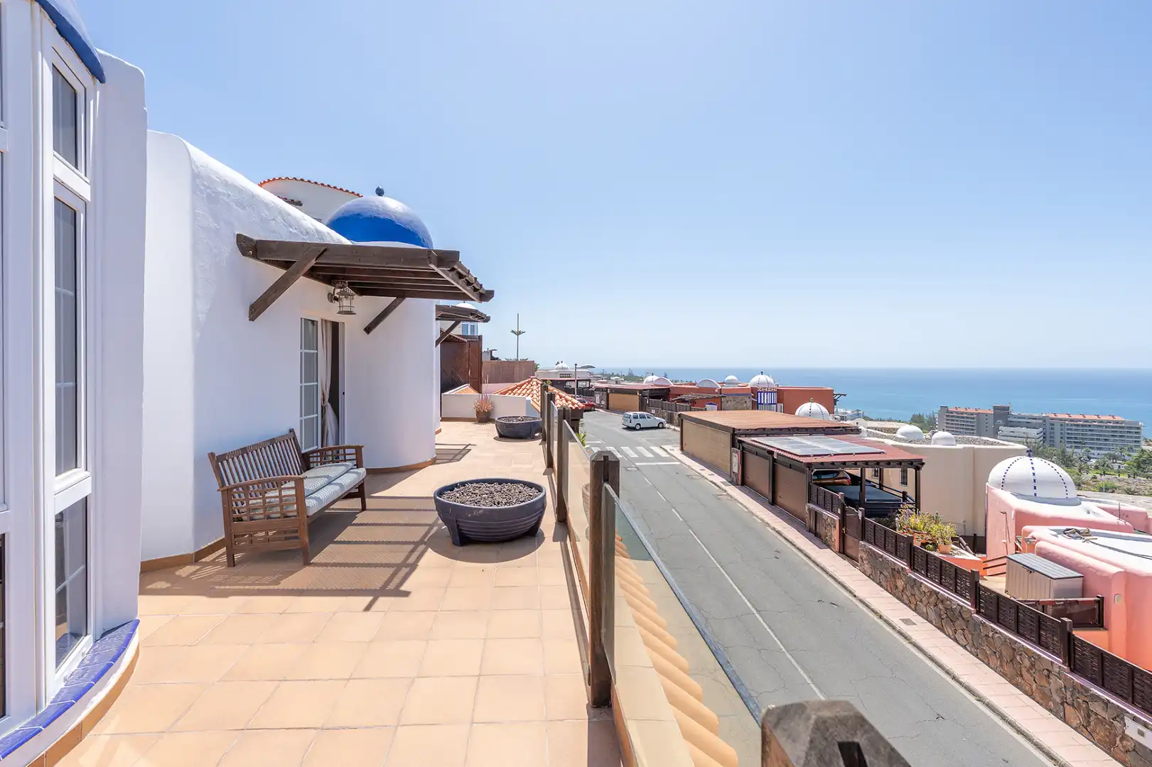 Terraza de Casa o chalet en venta en San Bartolomé de Tirajana con Aire acondicionado, Jardín privado y Terraza