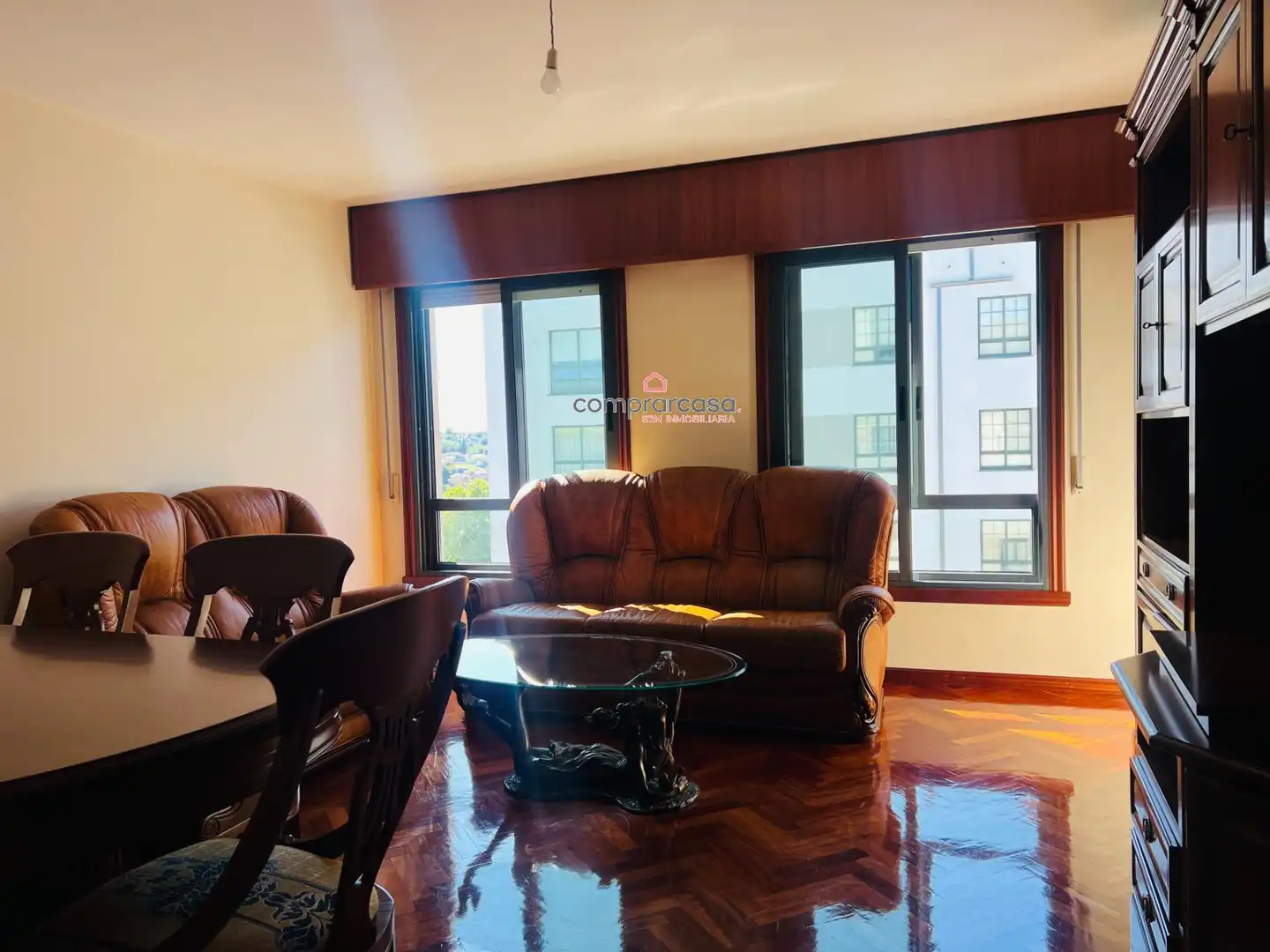 Living room of Flat for rent in Cambre   with Heating, Storage room and Furnished