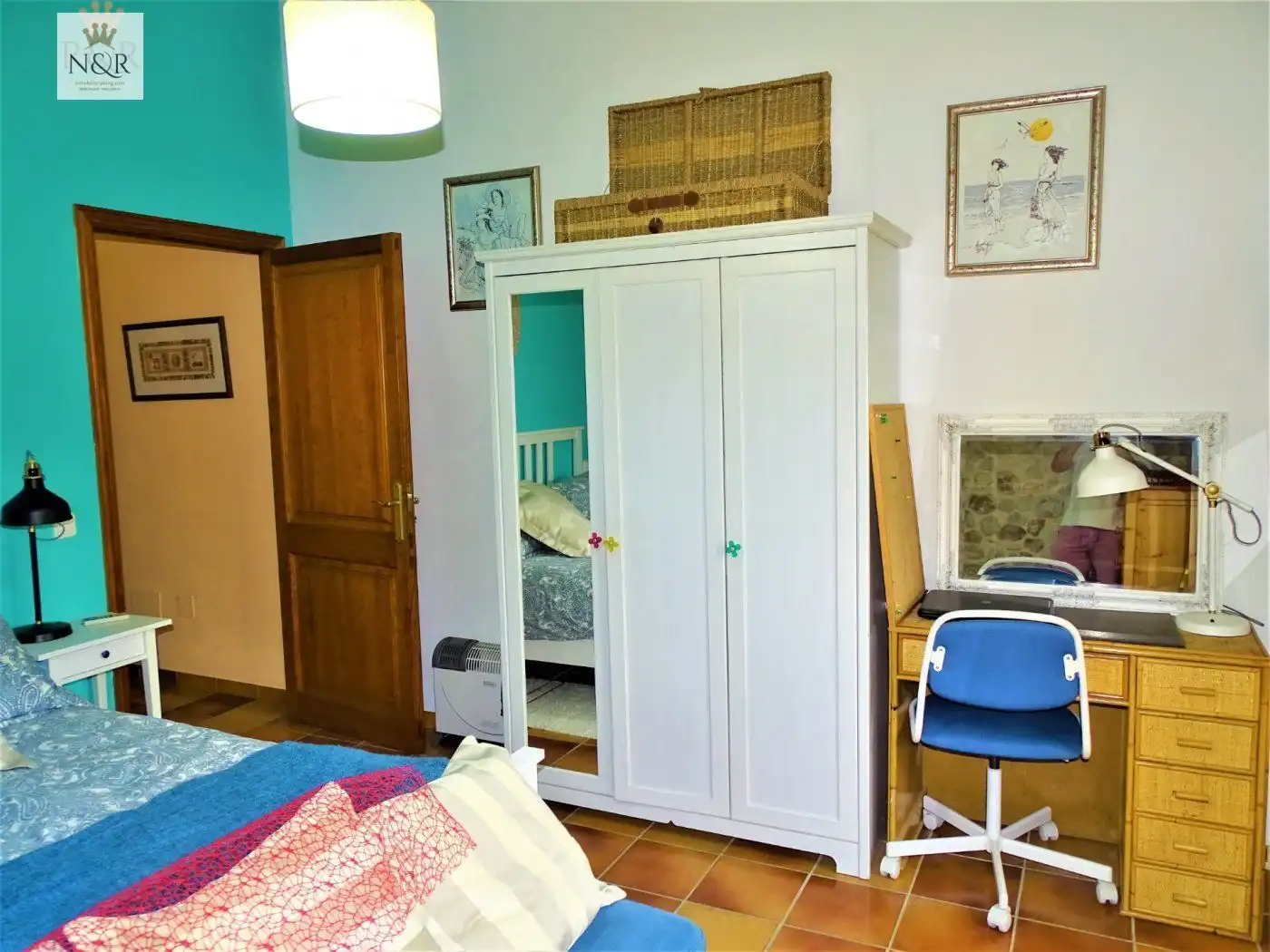 Habitación de Finca rústica en venta en Inca con Aire acondicionado, Calefacción y Jardín privado
