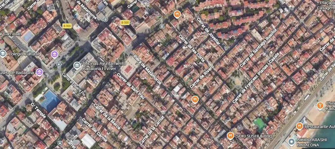 Vista exterior de Piso en venta en Badalona