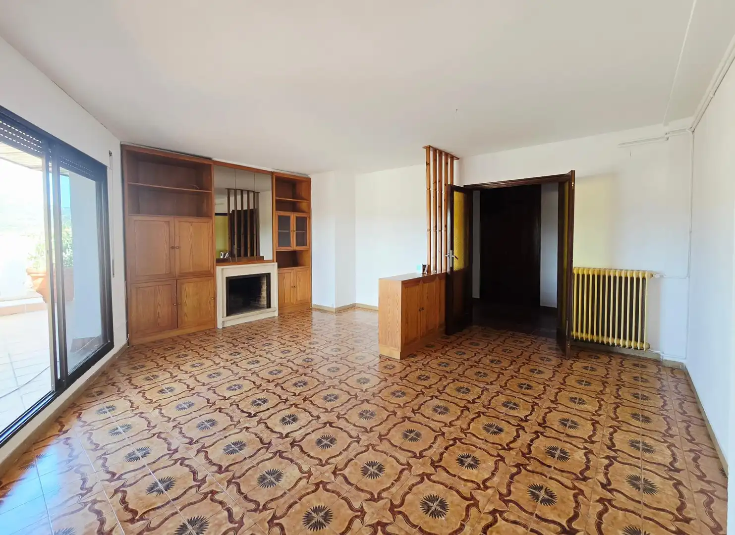 Sala de estar de Ático en venta en Terrassa con Calefacción, Terraza y Alarma