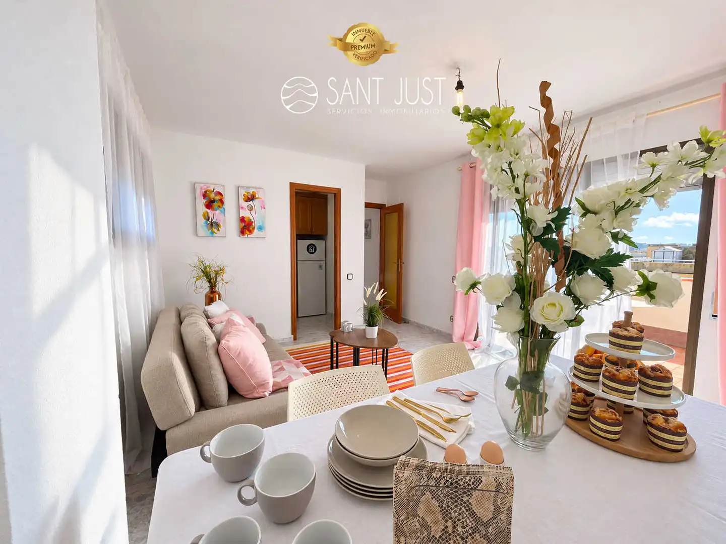 Sala d'estar de Àtic en venda en La Pineda