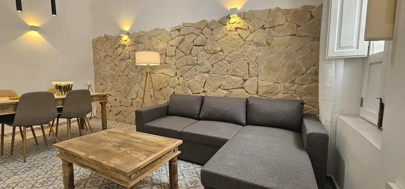 Sala de estar de Casa o chalet de alquiler en Alicante / Alacant con Aire acondicionado y Amueblado