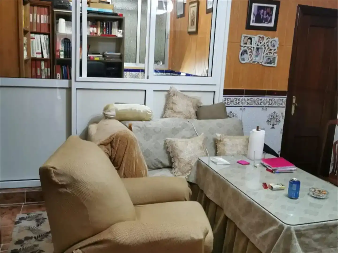 Sala de estar de Casa o chalet en venta en Carmona con Aire acondicionado, Jardín privado y Trastero