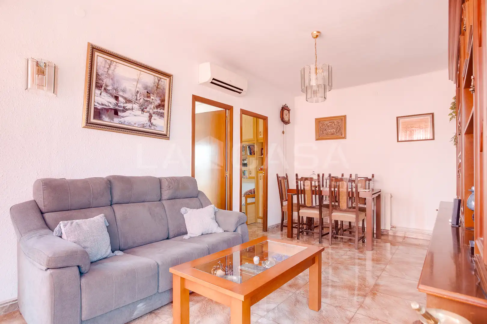 Sala de estar de Piso en venta en Sant Adrià de Besòs con Calefacción y Balcón