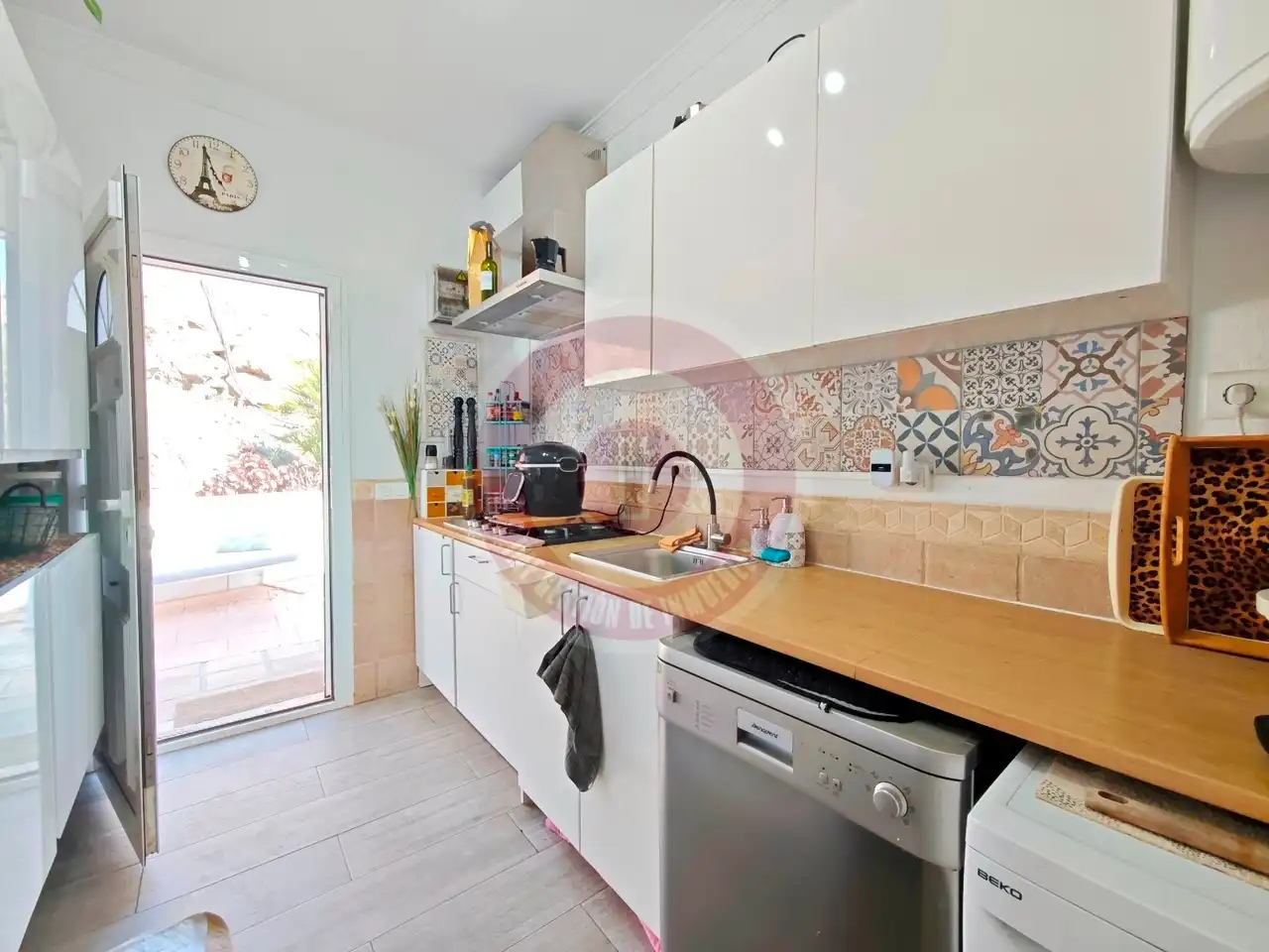 Cocina de Casa o chalet en venta en Arenas con Aire acondicionado, Jardín privado y Terraza