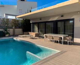 Terrassa de Casa adosada en venda en Orihuela amb Calefacció, Jardí privat i Terrassa