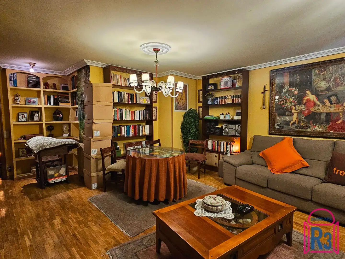 Wohnzimmer von Wohnung zum Verkauf in León Capital  mit Heizung, Terrasse und Abstellraum