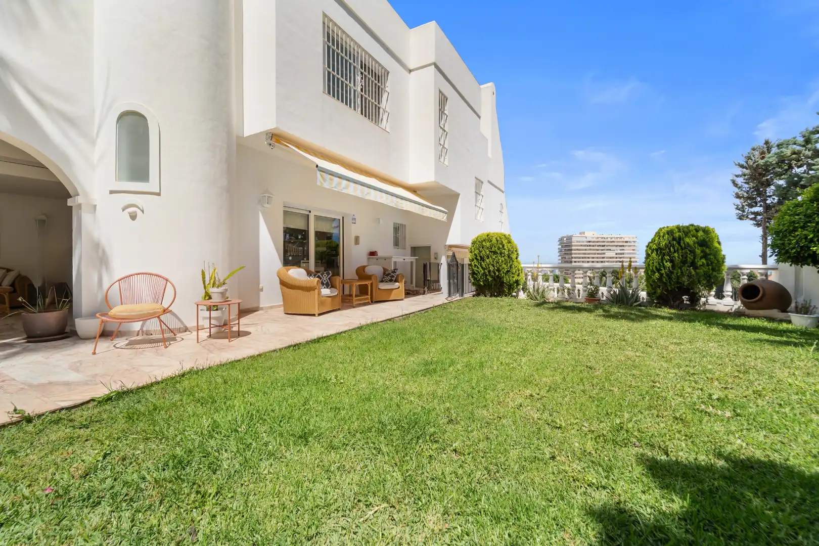 Garden of Detached homes for sale in Benalmádena  with Air Conditioner, Private garden and Terrace