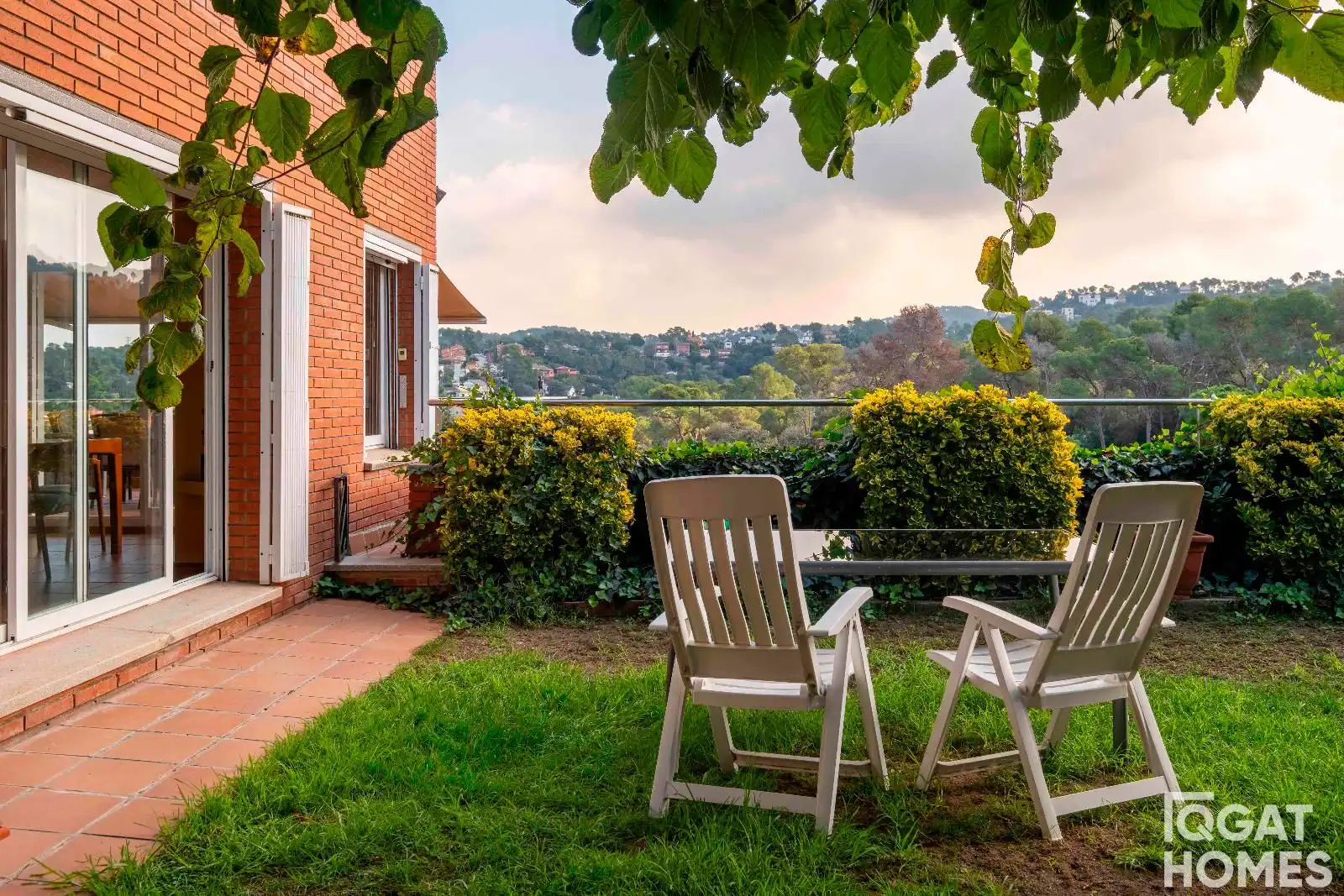 Garden of Houses for sale in Sant Cugat del Vallès  with Air Conditioner, Heating and Terrace