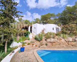 Garden of Country house for sale in Santa Eulària des Riu  with Air Conditioner, Heating and Terrace