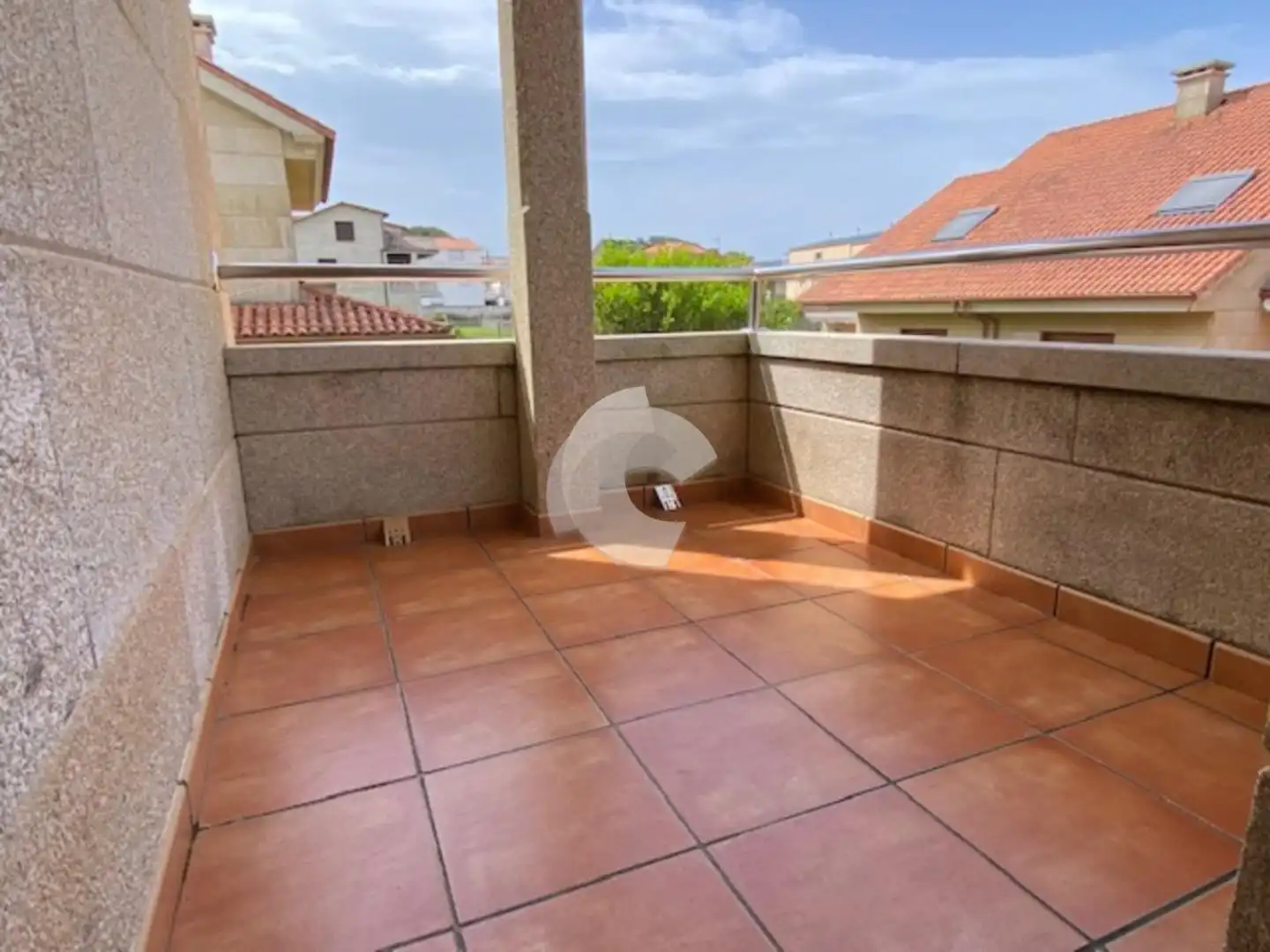 Terrassa de Casa o xalet en venda en Sanxenxo amb Calefacció, Jardí privat i Terrassa