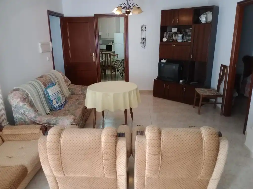 Sala de estar de Casa o chalet en venta en Santa Amalia con Calefacción, Jardín privado y Terraza