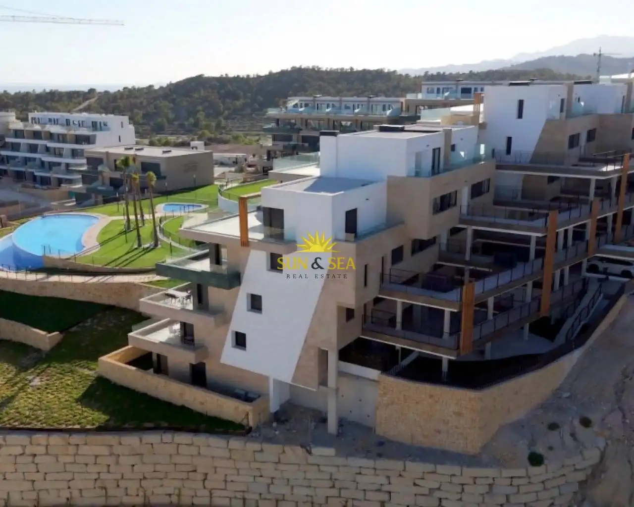 Vista exterior de Planta baja de alquiler en Finestrat con Aire acondicionado, Calefacción y Terraza