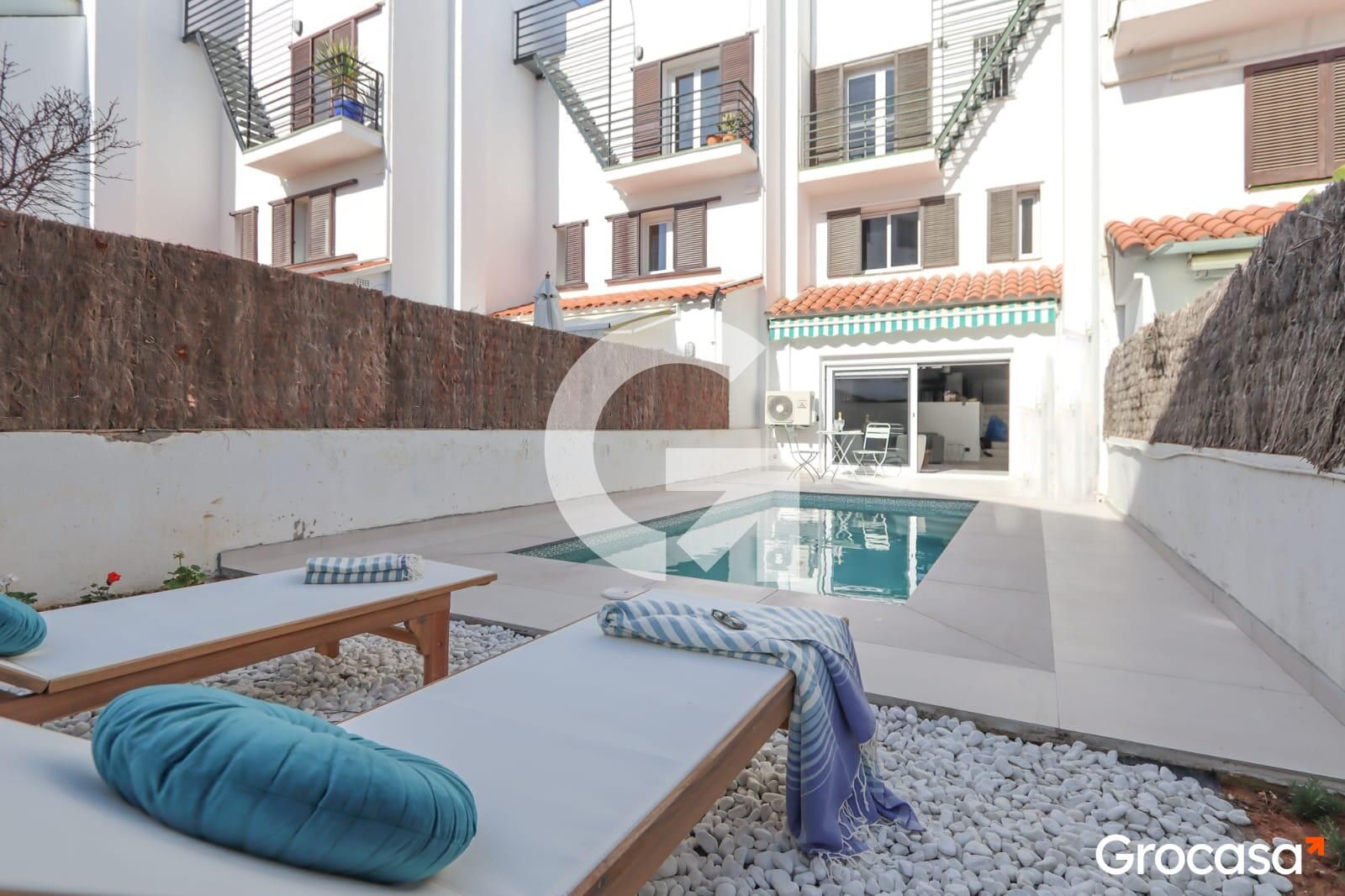 Terrace of Single-family semi-detached for sale in Sitges  with Air Conditioner, Heating and Private garden