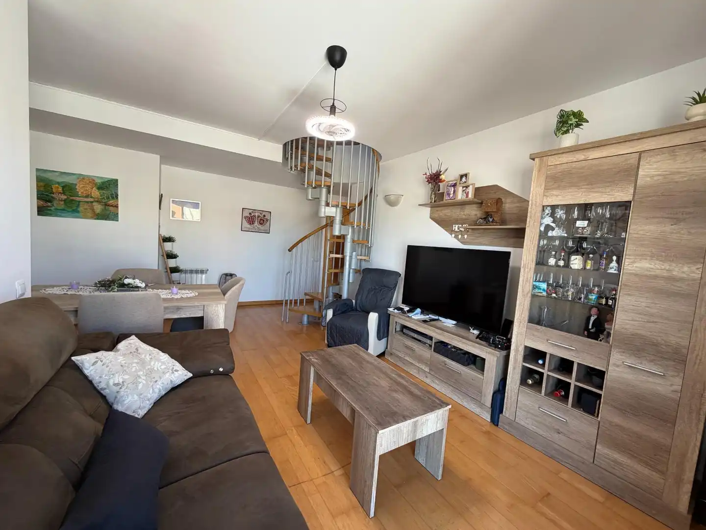 Sala de estar de Piso en venta en El Poble Sec