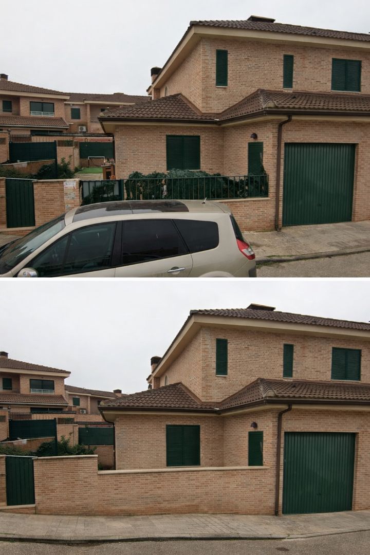 Exterior view of House or chalet for sale in Santo Domingo-Caudilla  with Heating and Private garden