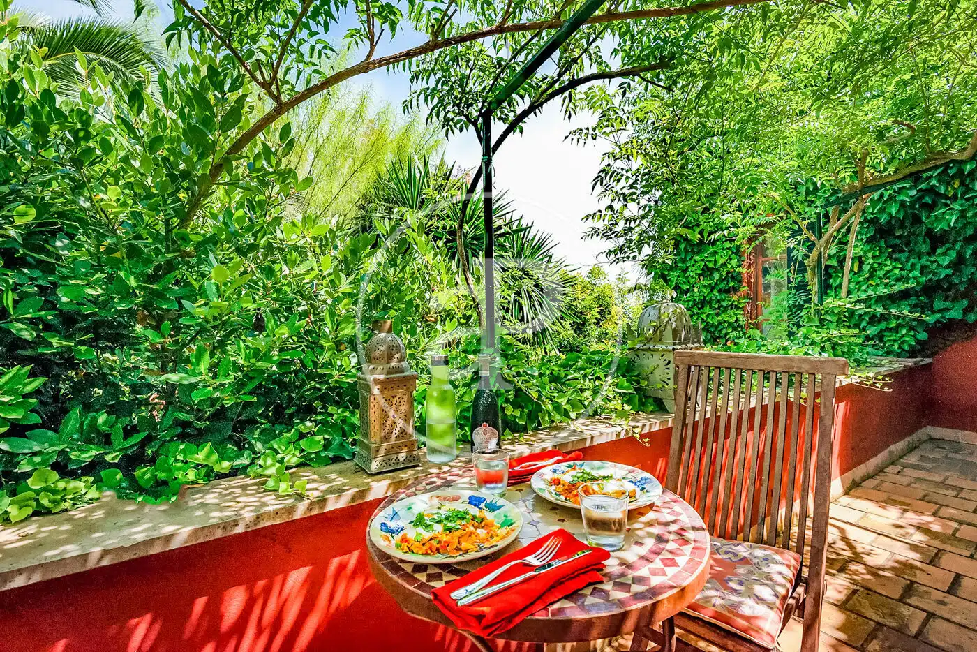 Terrassa de Pis de lloguer en  Palma de Mallorca amb Aire condicionat, Calefacció i Jardí privat