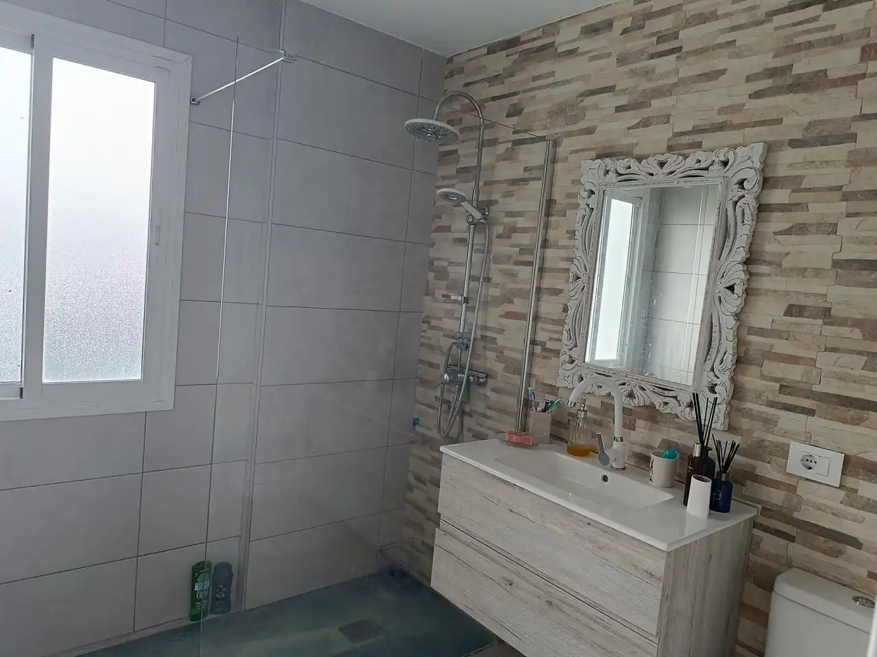 Bathroom of Houses for sale in Arona  with Private garden, Terrace and Alarm