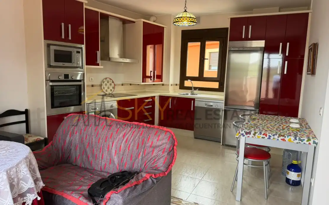 Kitchen of Flat for sale in Cuacos de Yuste  with Terrace, Storage room and Furnished