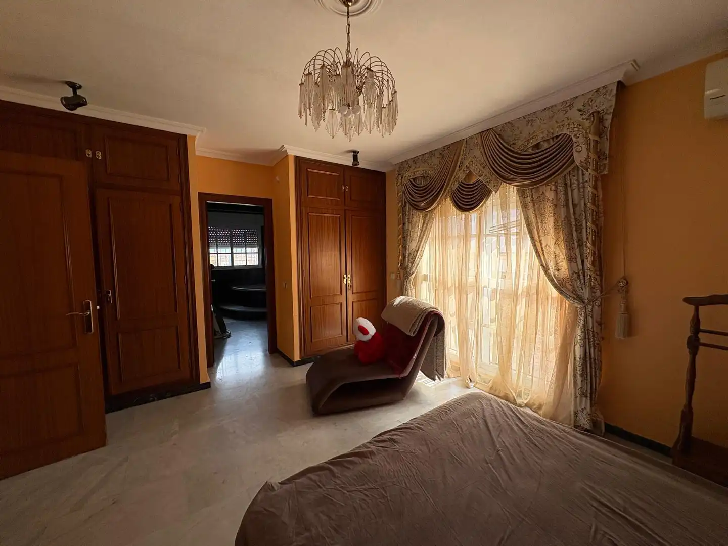 Bedroom of Houses for sale in Algeciras  with Air Conditioner, Private garden and Terrace