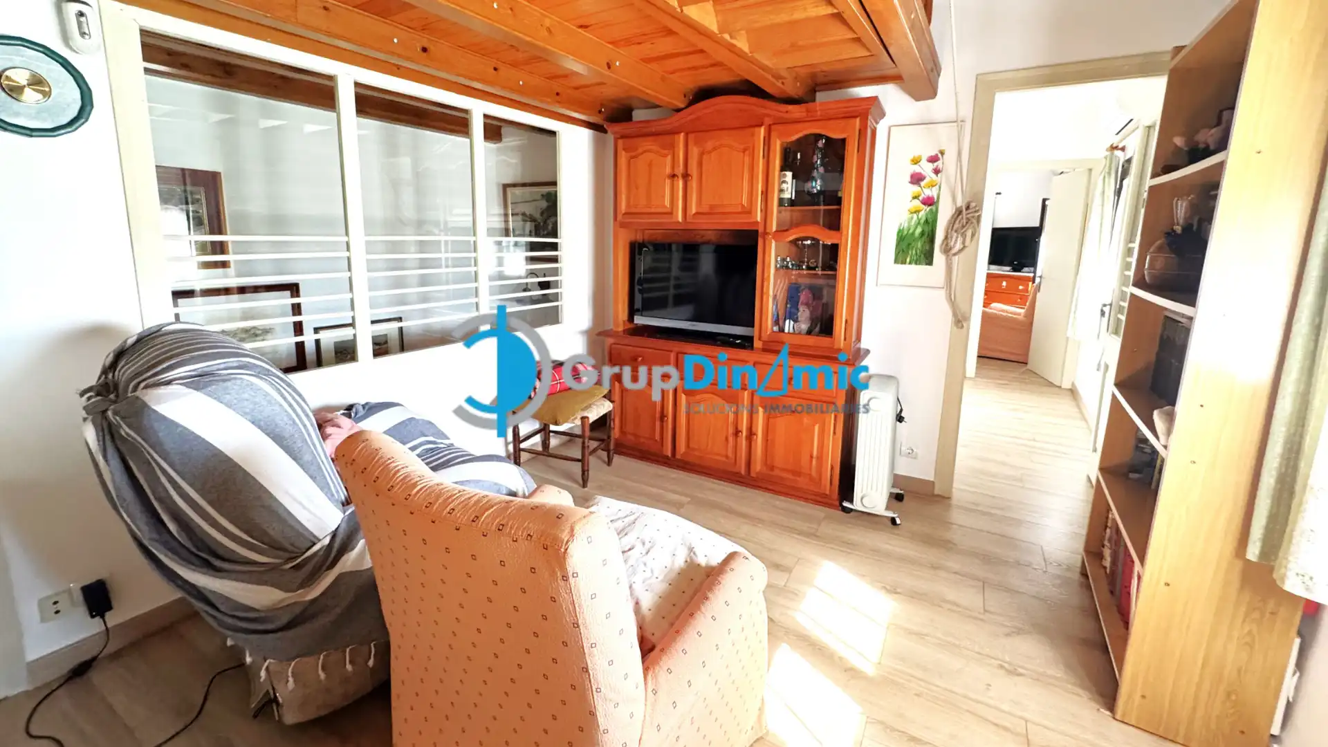 Sala de estar de Casa o chalet en venta en Calonge i Sant Antoni con Aire acondicionado, Jardín privado y Parquet