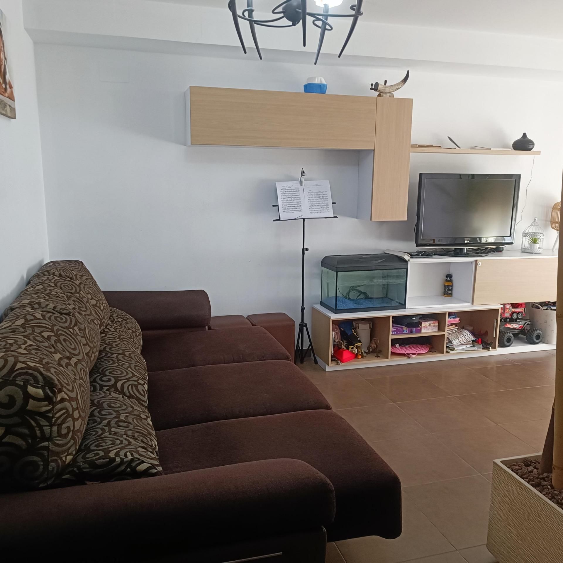 Sala d'estar de Dúplex en venda en Alcoy / Alcoi amb Calefacció i Traster