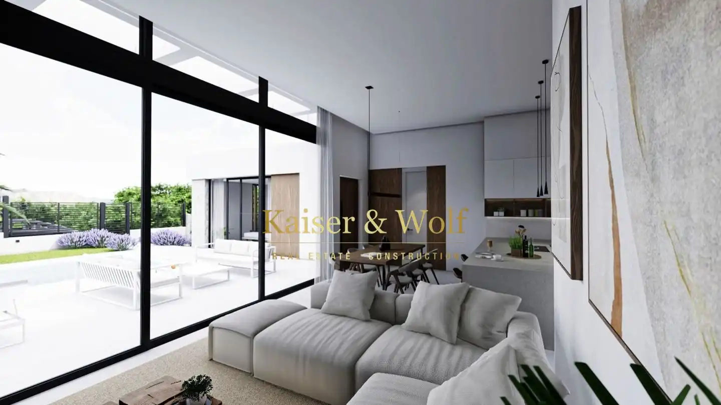 Sala de estar de Casa o chalet en venta en Rojales con Jardín privado, Terraza y Piscina