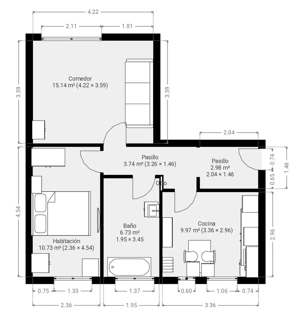 Apartament en venda en Ávila amb Calefacció i Moblat