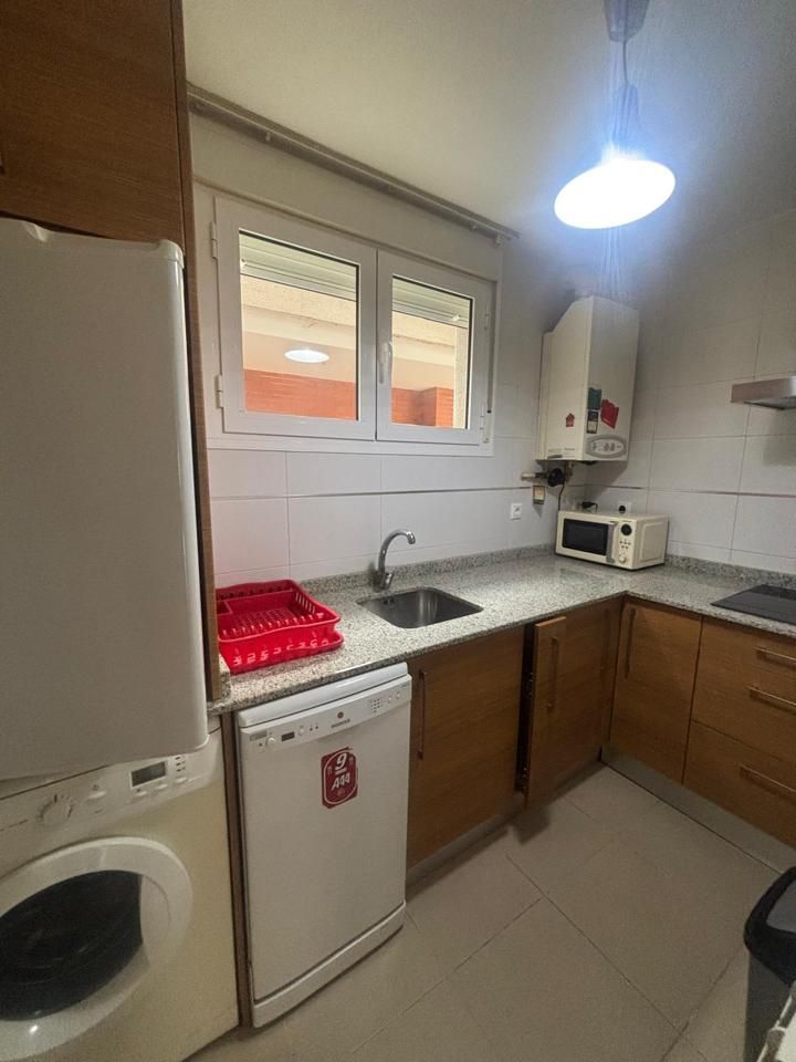 Küche von Wohnung miete in Marchamalo mit Klimaanlage, Heizung und Terrasse