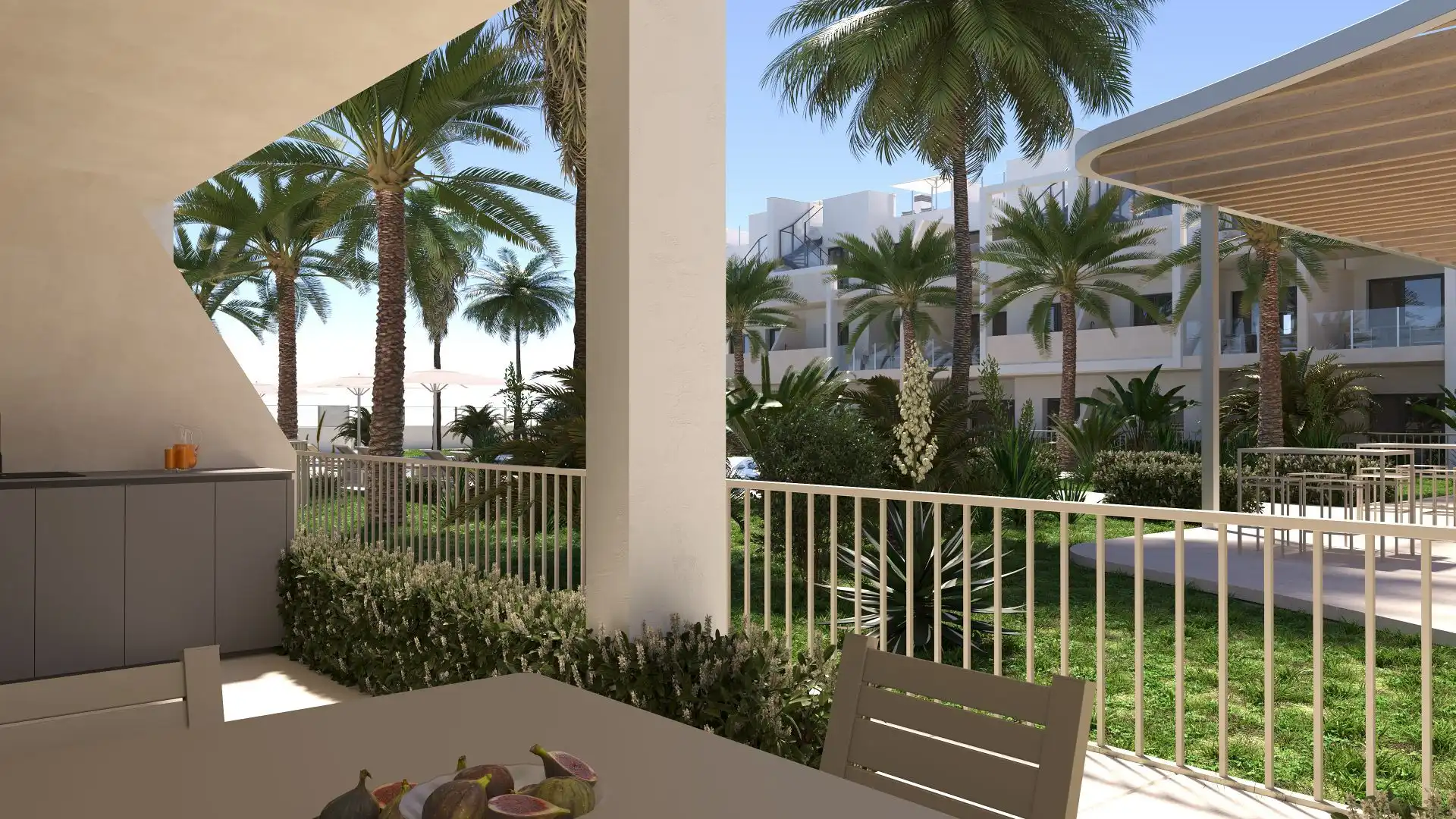 Terraza de Apartamento en venta en Torre-Pacheco con Aire acondicionado, Calefacción y Jardín privado
