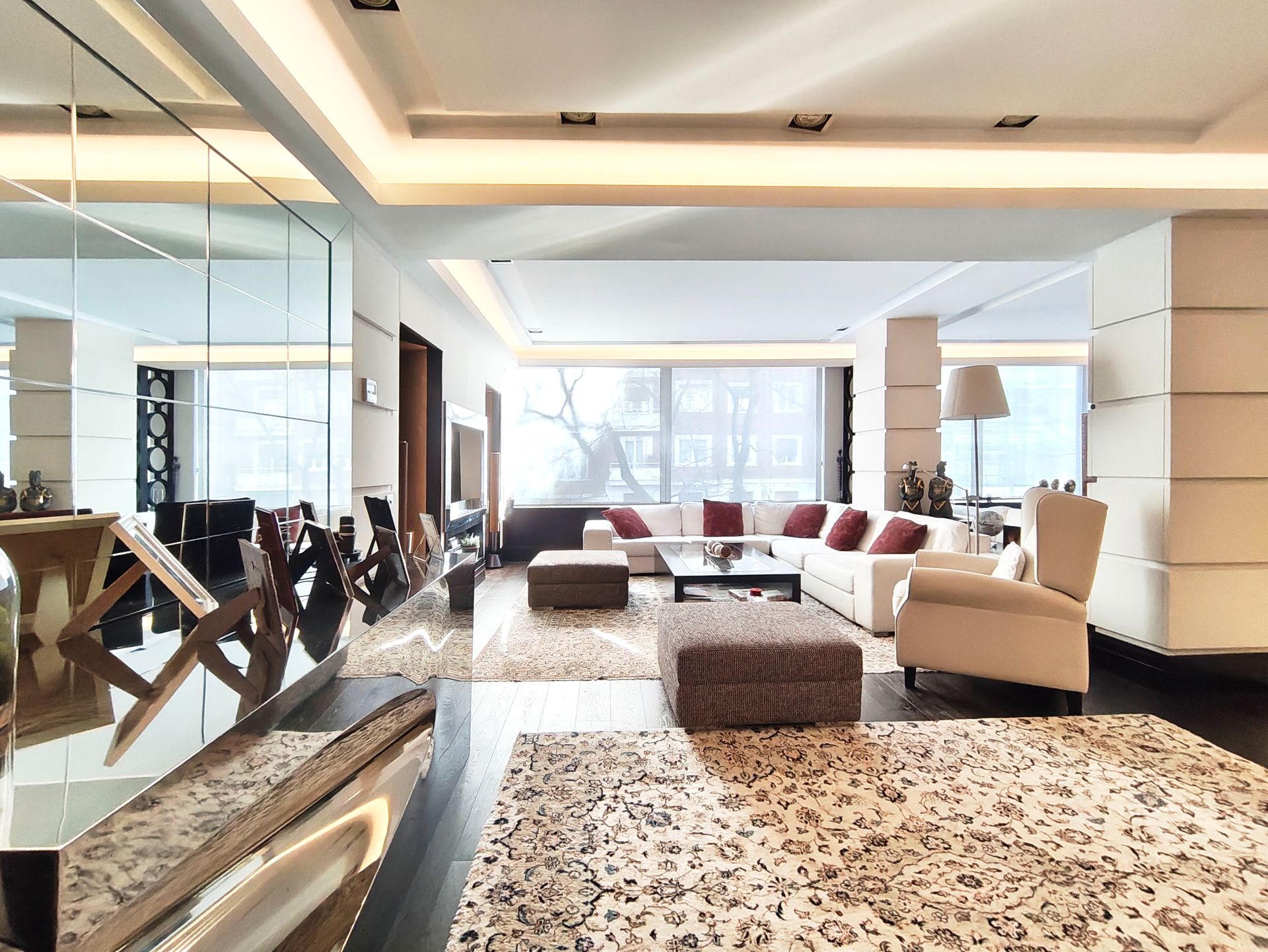 Living room of Flat for sale in  Madrid Capital  with Air Conditioner, Heating and Storage room